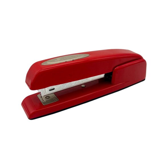 Vintage Swingline 747 Business Full Strip Desk Stapler Office Space Rio Red - Picture 3 of 8